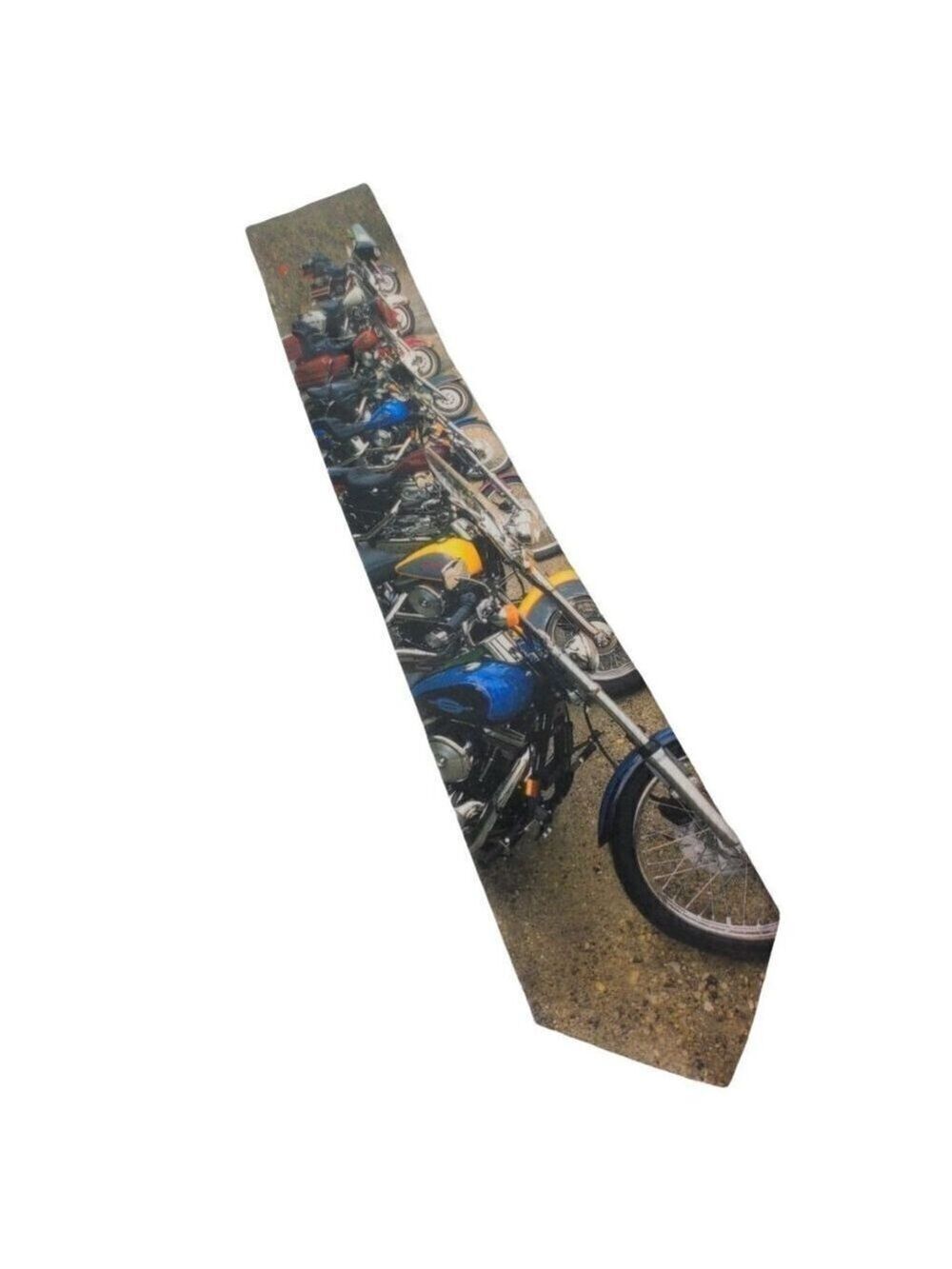 Ralph Marlin Harley Davidson Motorcycle Necktie 1996